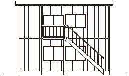 東側立面図