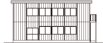 南側立面図