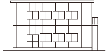 南側立面図