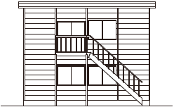 東側立面図